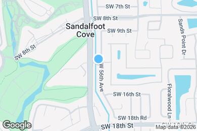 Map image of the property - 22881 SW 56th Ave