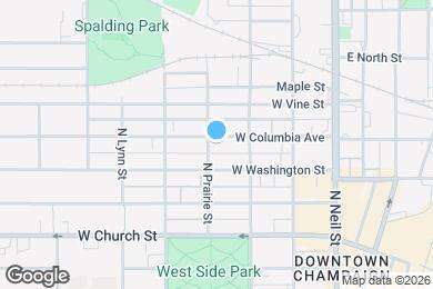 Map image of the property - 311 W Columbia Ave