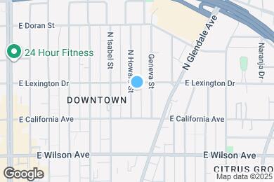 Map image of the property - 338 N Howard St