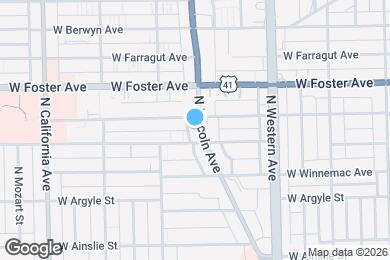 Map image of the property - 5110 N Lincoln Ave