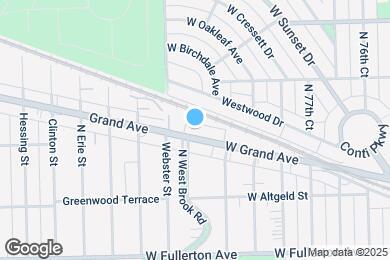 Map image of the property - 7932 W Grand Ave