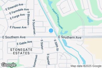 Map image of the property - 5743 E Flossmoor Cir