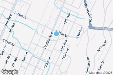 Map image of the property - 2809 12th Ave