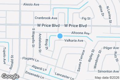 Map image of the property - 2624 Valkaria Ave