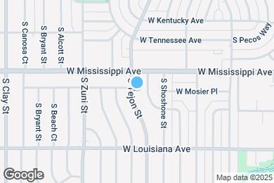Map image of the property - 1140 S Tejon St