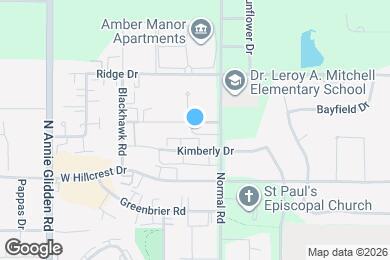 Map image of the property - 822 Edgebrook Dr