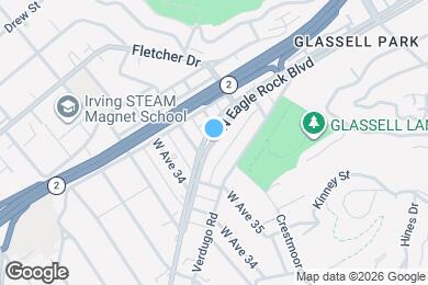 Map image of the property - 3564 N Eagle Rock Blvd