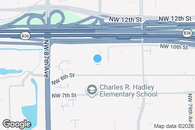 Map image of the property - 8425 NW 8th St