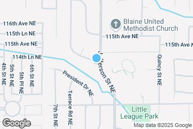 Map image of the property - 11420 Terrace Rd NE