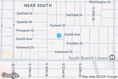 Map image of the property - 2121 Euclid Ave