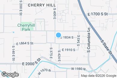 Map image of the property - 414 E 1834 S