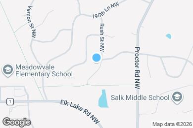 Map image of the property - 19350 Rush Ct NW