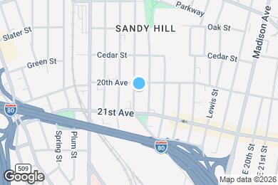 Map image of the property - 551 Summer St