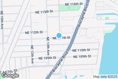 Map image of the property - 11020 NE 14th Ave