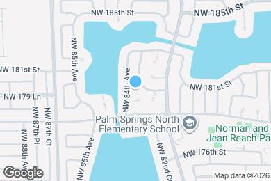 Map image of the property - 8320 NW 180th St