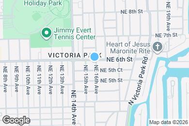 Map image of the property - 547 NE 16th Ave