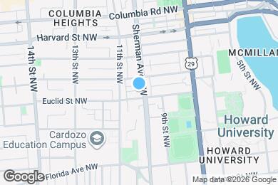 Map image of the property - 2608 Sherman Ave NW