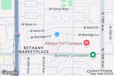 Map image of the property - 6059 N 22nd Ave