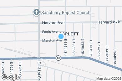 Map image of the property - 13509 Marston Ave