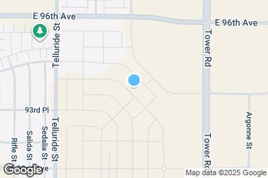 Map image of the property - 9464 Yampa St