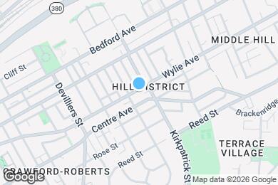 Map image of the property - 2160 Wylie Ave