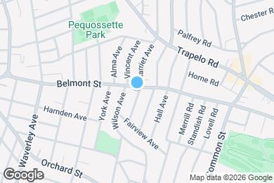 Map image of the property - 700 Belmont St