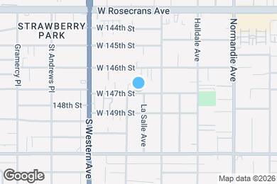 Map image of the property - 1640 W 147th St