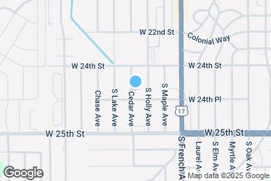 Map image of the property - 2417 Cedar Ave