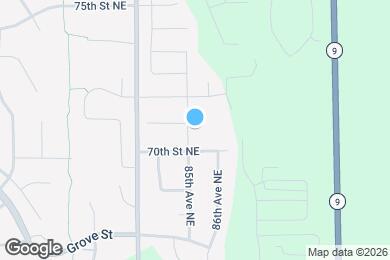 Map image of the property - 7011 85th Ave NE