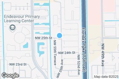 Map image of the property - 2471 NW 55th Ave