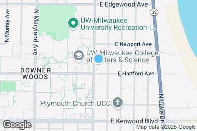 Map image of the property - 3320 N Downer Ave
