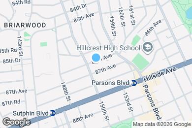 Map image of the property - 150-20 86th Ave