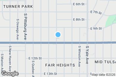 Map image of the property - 935 S Toledo Ave