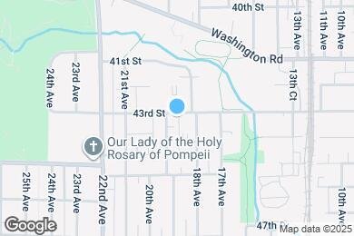 Map image of the property - 1823 43rd St