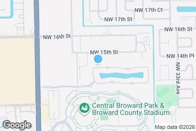 Map image of the property - 3601 NW 14th Ct