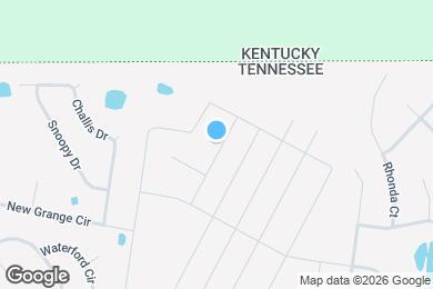 Map image of the property - "Spacious 4-Bed, 3-Bath Gem on Woodrush Drive – Your Perfect Clarksville Retreat!"