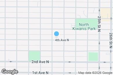 Map image of the property - 2109 4th Ave N