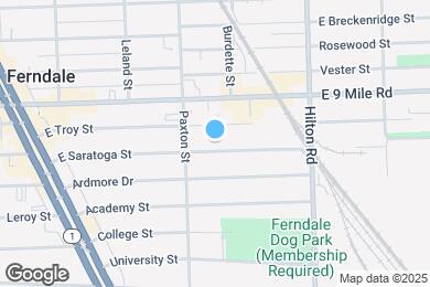 Map image of the property - 557 E Saratoga St