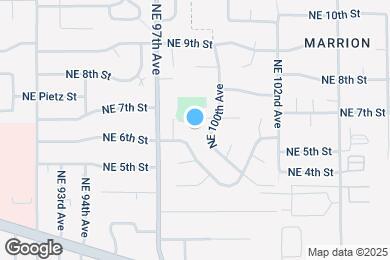 Map image of the property - 9811 NE 6th Cir