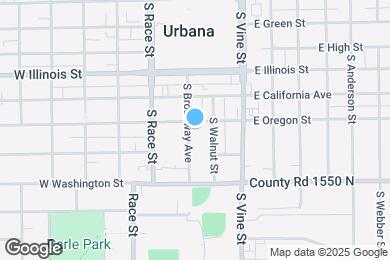 Map image of the property - 704 S Broadway Ave