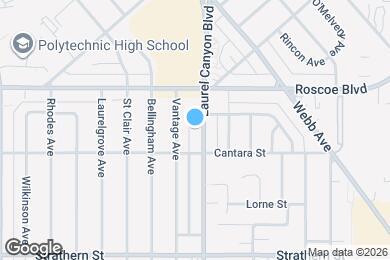 Map image of the property - 8217 Laurel Canyon Blvd