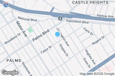 Map image of the property - 10121 Tabor St