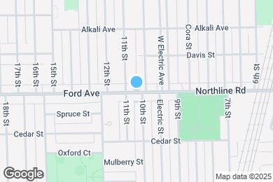 Map image of the property - 1030 Ford Ave