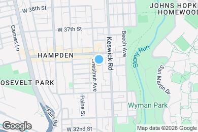 Map image of the property - 3521 Chestnut Ave