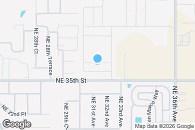 Map image of the property - 3170 NE 36th Pl