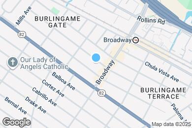 Map image of the property - 1219 Paloma Ave