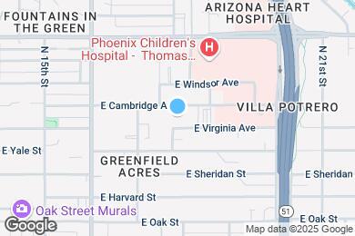 Map image of the property - 1746 E Virginia Ave
