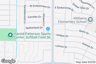 Map image of the property - 709 Lawndale Dr