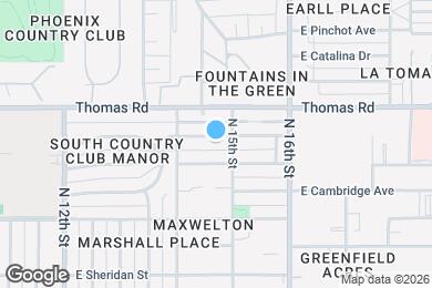 Map image of the property - 1433 E Edgemont Ave