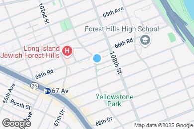 Map image of the property - 105-25 67th Ave